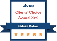 Avvo Client's Choice Award 2019 Gabriel Vadasz logo